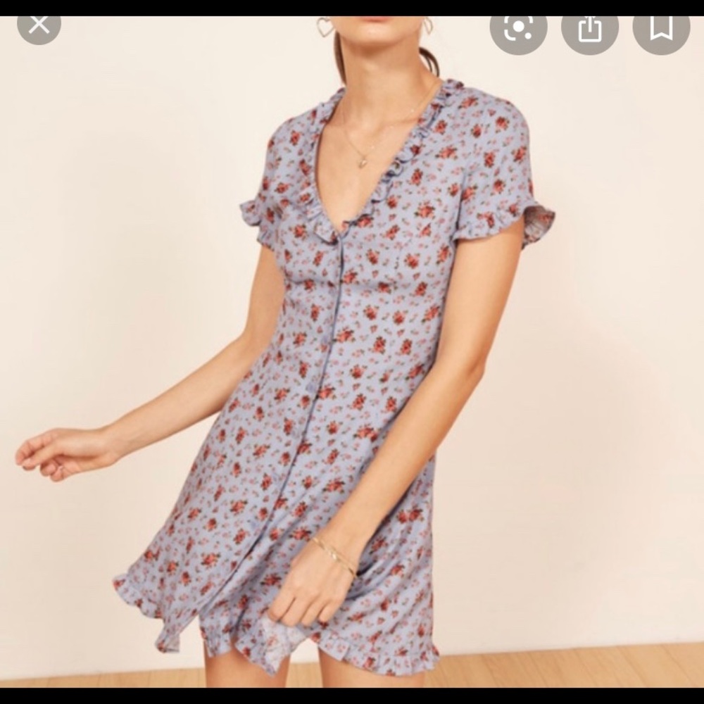 Reformation Dallas Dress in Petunia